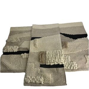 boho chic Woven 3 piece Wall Hanging home decor